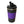 Load image into Gallery viewer, Black 17oz Stainless Steel Tumbler with Purple Thermal Jacket and Black Flip Lid
