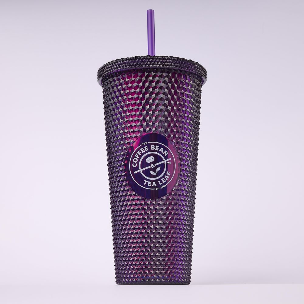 Light Purple Studded 24oz G.F.K Iced Coffee Cold Tumbler With