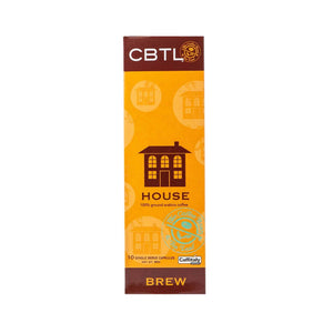 CBTL House Coffee Capsules Single Serve Pods from The Coffee Bean & Tea Leaf 10ct Box