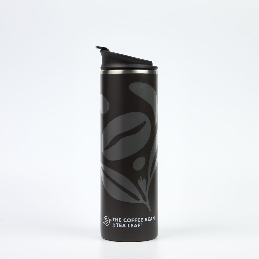 16oz Flip Top Insulated Stainless Bottle (Black)