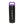 Load image into Gallery viewer, Black 20oz Stainless Steel Bottle with Purple Carry Screw-on Lid
