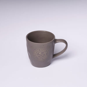 12oz Textured Surface Ceramic Etched Logo Mug (Grey)