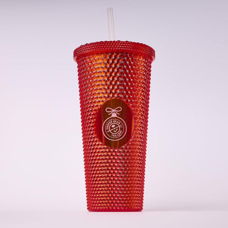 22oz Studded Cold Cup (Holiday Red)