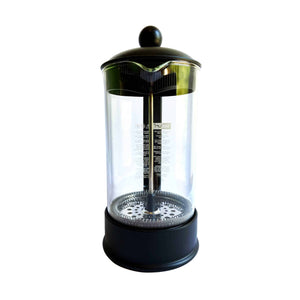 Clear French Press with Black Handle - The Bodum Brazil French Press 8 Cup Coffee Maker at The Coffee Bean & Tea Leaf 34 fl oz 1l front