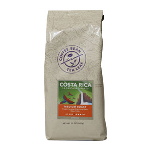Costa Rica La Cascada Tarrazu Medium Roast Coffee ground 12oz bag by The Coffee Bean & Tea Leaf