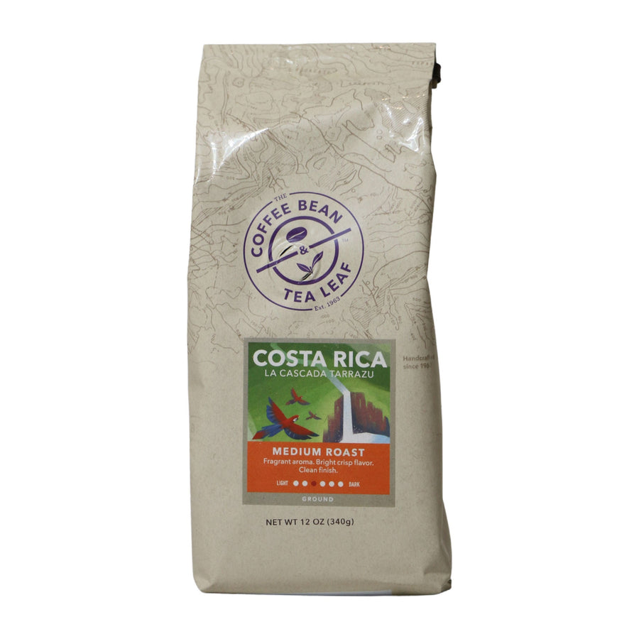Costa Rica La Cascada Tarrazu Medium Roast Coffee ground 12oz bag by The Coffee Bean & Tea Leaf