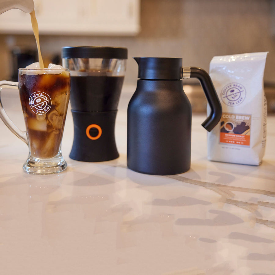 asobu Portable Cold Brew Coffee Maker Black Coffee Serving Brewing