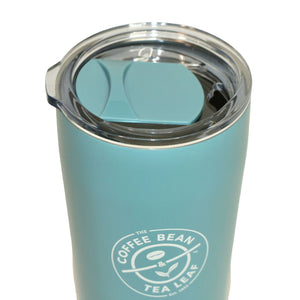 Blue Stainless Steel 16oz Tumbler cup with press-on lid