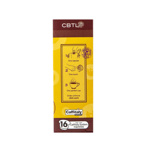 CBTL Colombia Coffee Capsules Single Serve Pods from The Coffee Bean & Tea Leaf 16ct box - Side 2