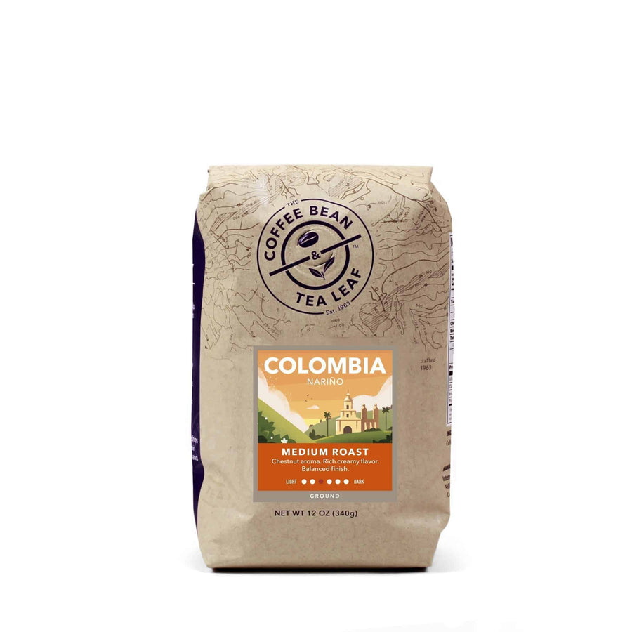 Colombia Narino Medium Roast Ground Coffee 12oz bag by The Coffee Bean & Tea Leaf