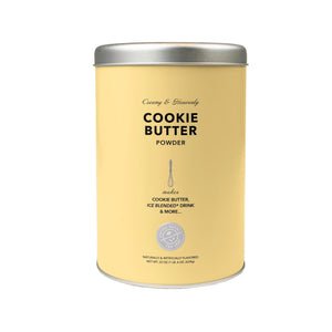 Cookie Butter Powder 22oz tin canister - 2022 core packaging
