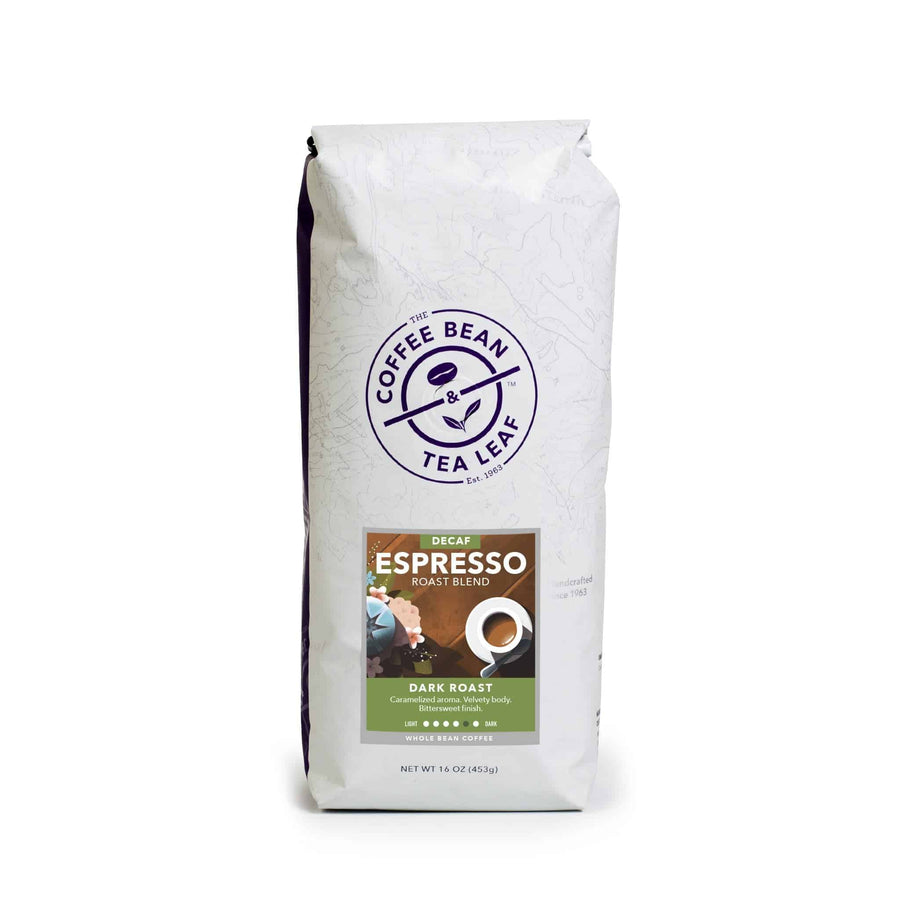 Espresso Dark Roast Blend Coffee 12oz bag ground from The Coffee Bean & Tea Leaf