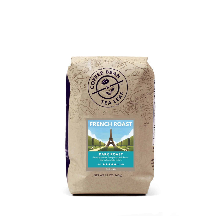 French Dark Roast Coffee 12oz bag ground by The Coffee Bean & tea Leaf
