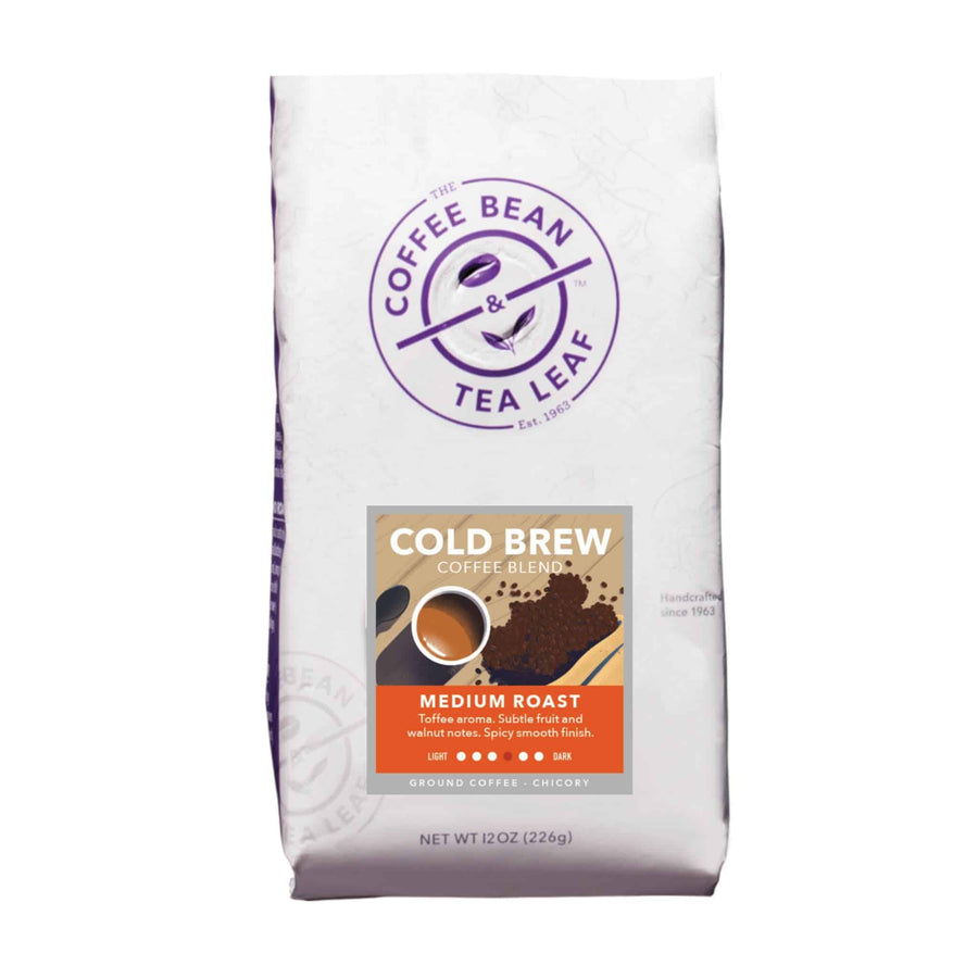 Cold Brew Coarse Ground Coffee with chicory NOLA style 12oz bag from The Coffee Bean & Tea Leaf