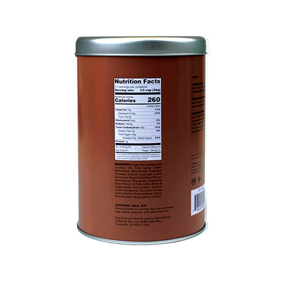 Hazelnut creamer powder flavoring by The Coffee Bean & Tea Leaf 22oz - Back