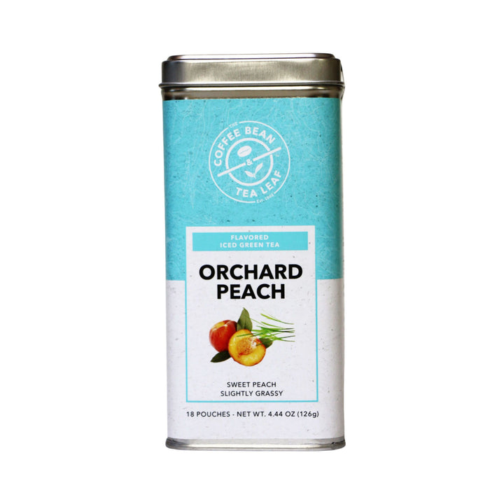 orchard peach iced tea pouches from The Coffee Bean & Tea Leaf