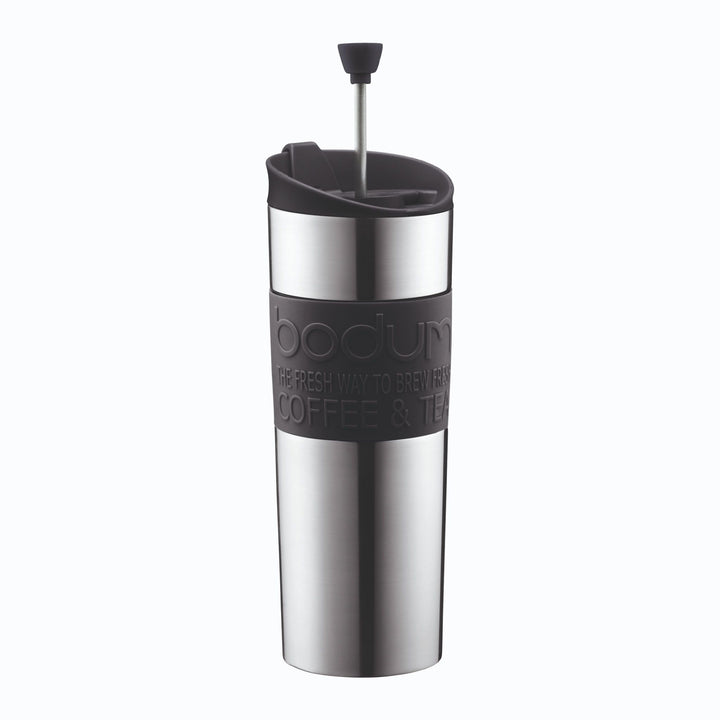 black portable travel press coffee tea maker by Bodum 11057